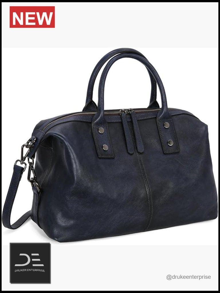 Genuine Leather Satchel Tote Bag Top Handle Handbag Cross Body Large Capacity